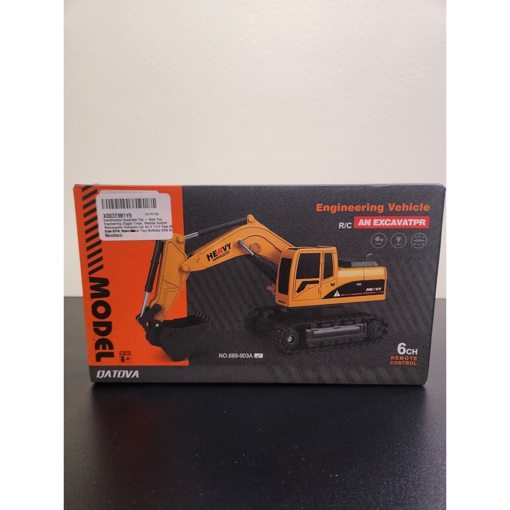 Dutova  Toys Professional 1:60 Diecast Excavator Remote Control New In Box